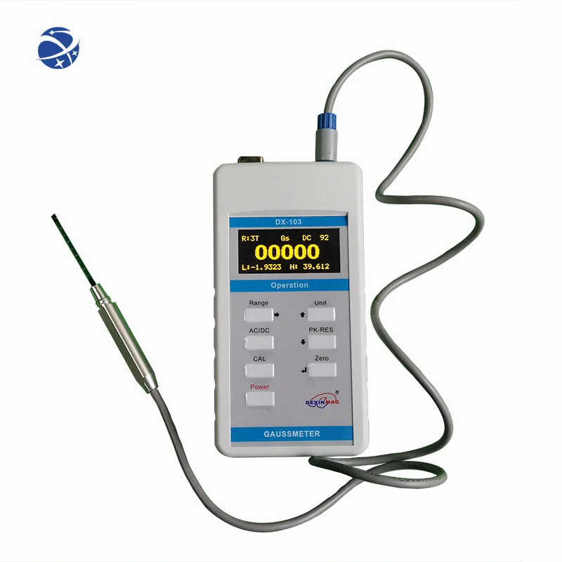 

YUNYI DX-103A Handheld Digital Gauss Meter EMF Reader Magnetic Sensor Gaussmeter Teslameter Magnetic Field Magnetometer