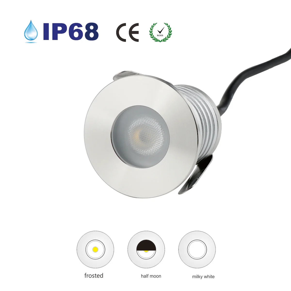 

New 3W LED Underwater Lights IP68 Waterproof Lamp DC12V Underwater Spot Light for Swimming Pool Fountains Pond Garden Aquarium