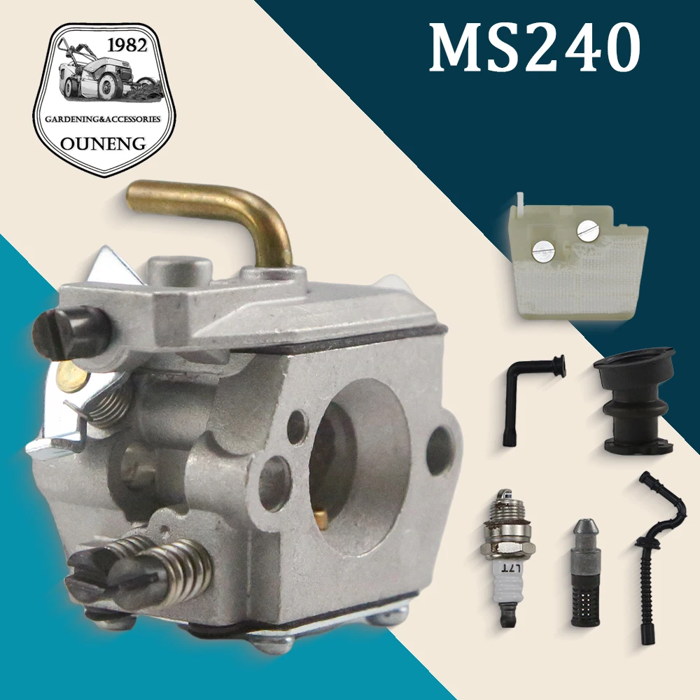

Chainsaw Carburetor For 024 026 024 AV 024S MS240 MS260 PRO Chainsaw Garden Power Tools Carburetor Electric Chainsaw Spare Parts