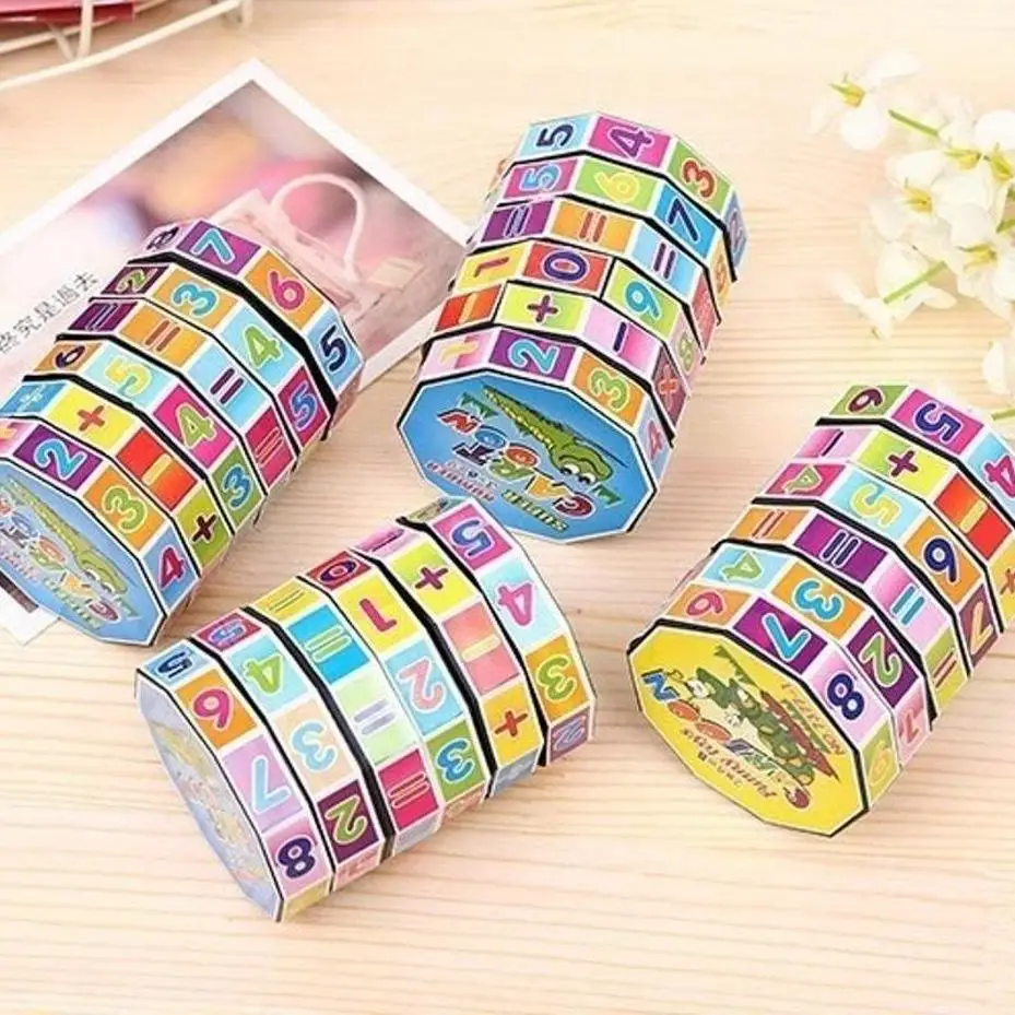 

New Children Kids Mathematics Numbers Toy Hand Spinner Puzzle Game Gift Children Intelligent Digital Cube Math