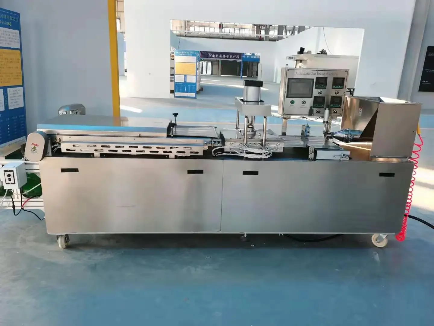 Máquina árabe Pita Naan pan Paratha Chapati Roti Tortilla que hace la línea de producción de Chapati de la máquina