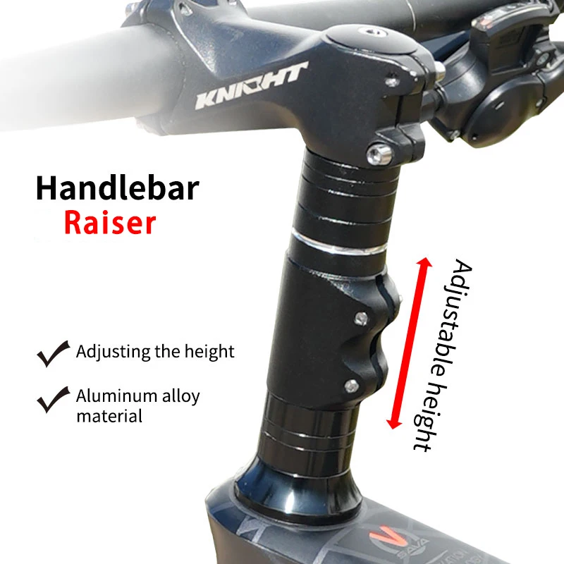 ESLNF Aluminum Bike Stem Riser 70/115/120/155/200/225mm Handlebar Extender Fork Elevator Adapter for MTB Road Cycling