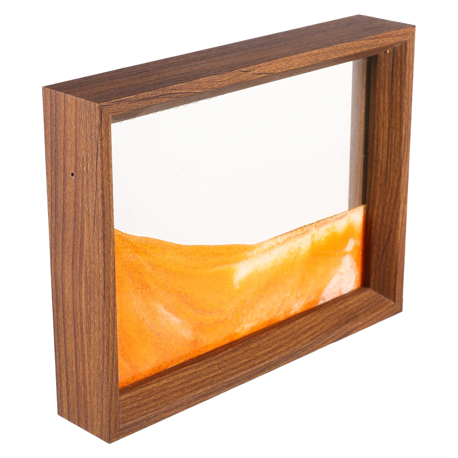 

Flowing Sand Painting Ornament 10 Inches Stylish Dynamic Sand Art Frame for Office Desk Relaxing Home Decoration