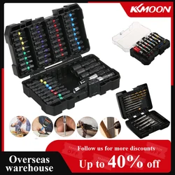 15/20/45PCS Drill Bit Set Screwdriver Bit Set Impact Driver Bit Set for Wood Metal Steel and Security Screwdriver Bits with Case