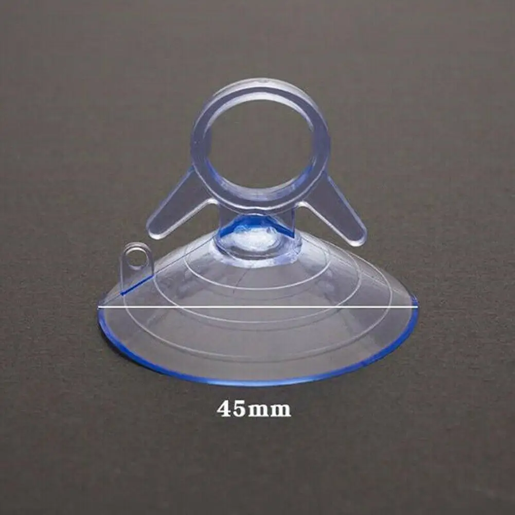 40 PCS Automotive Interior Car Sunshade Suction Cup Pull Ring Dovetail Suction Cup Diameter 45mm PVC Rubber Plastic Suckers Hook