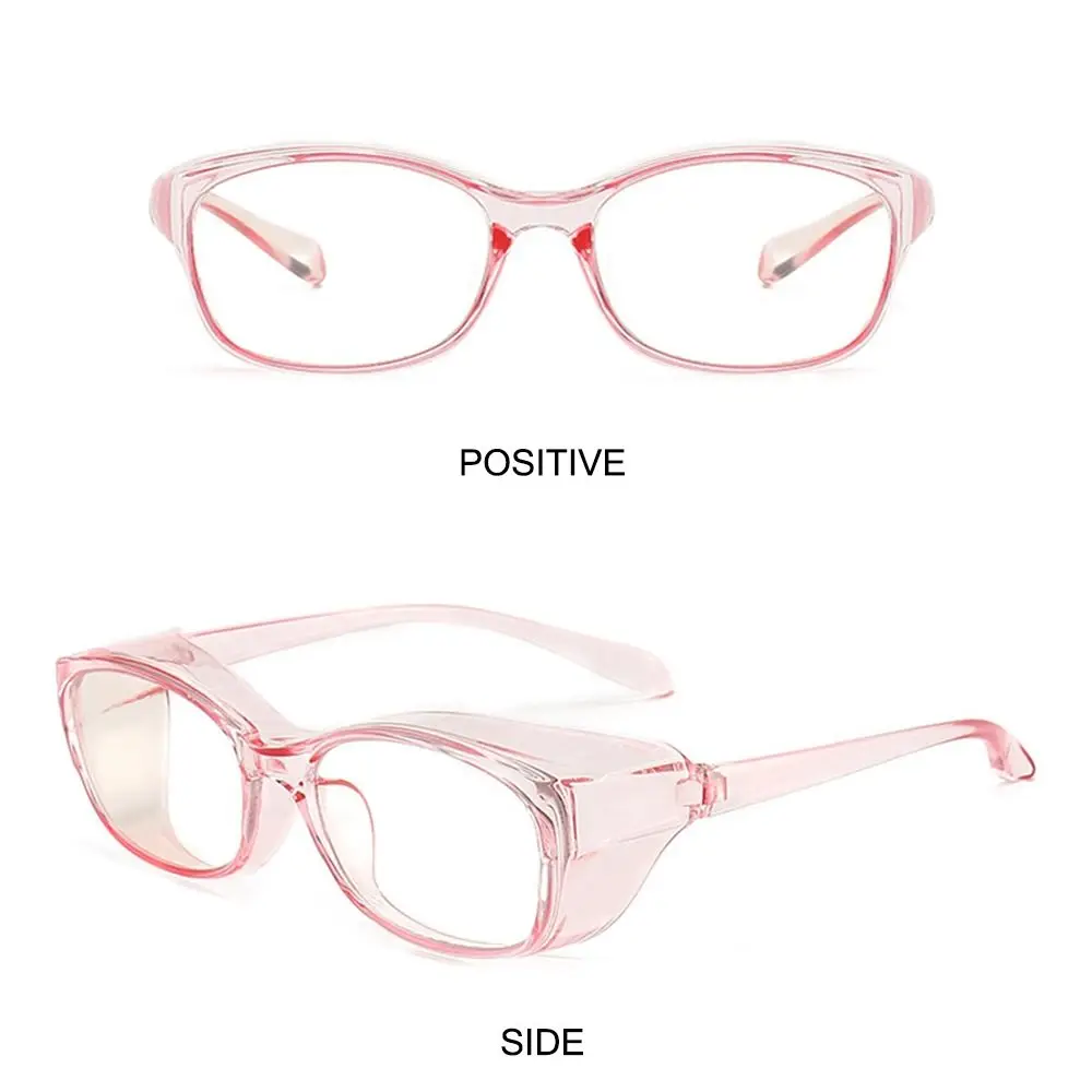 

Effectively Resist Light Discoloration Safety Glasses Clear Vision Anti-glare Blue Light Glasses Anti-saliva Dust-proof UV400
