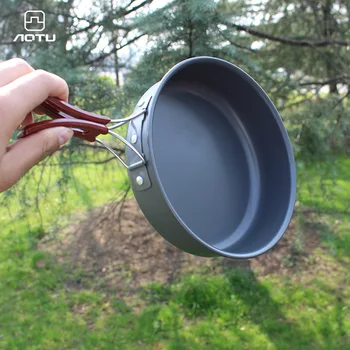 야외 접이식 논스틱 플랫 프라이팬, 캠핑 요리 팬, 18cm, 20cm