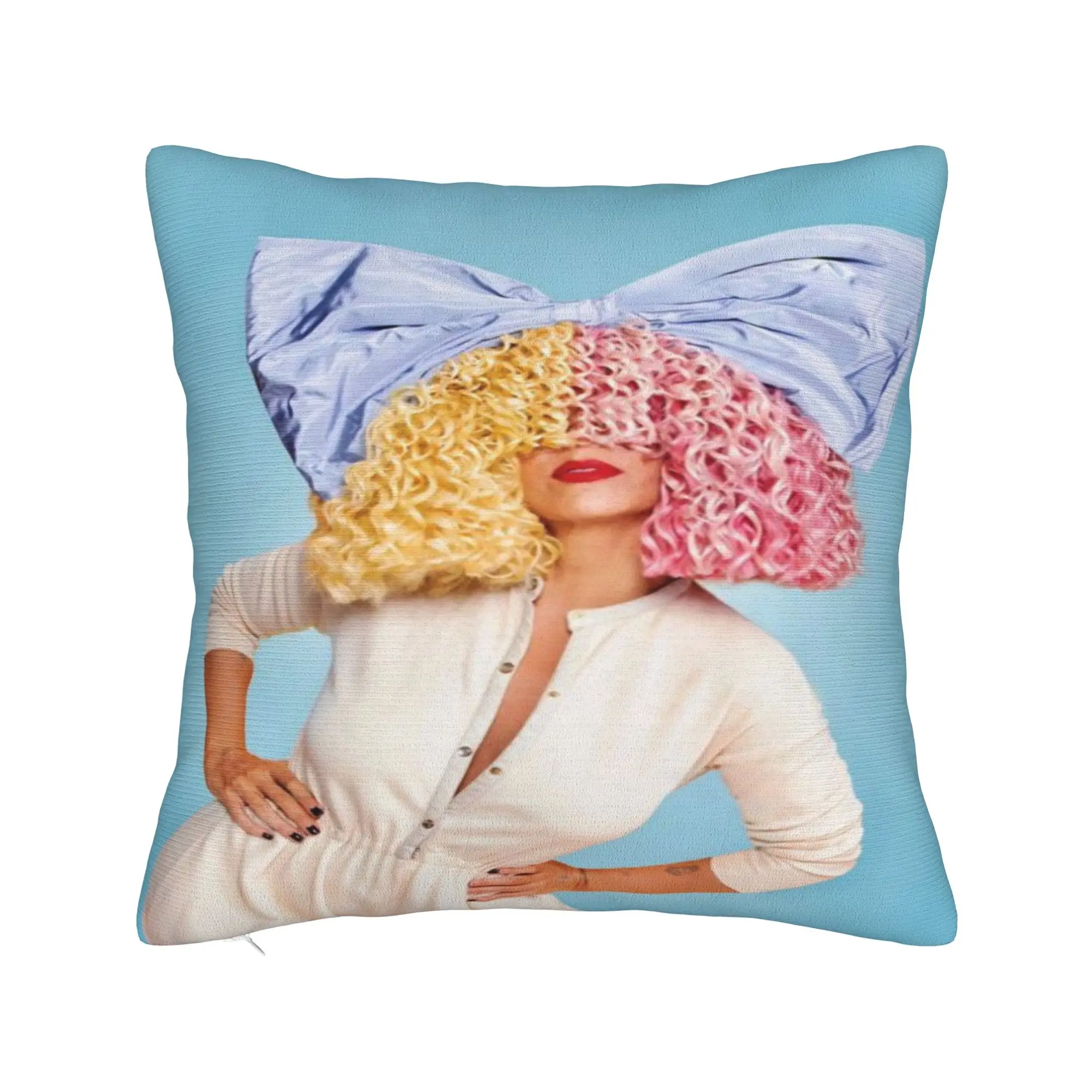 Sia F-Furler Reasonable Woman Pillow Case  Cute Funny Pillow Cover Comfy Pillowcases For Couch Sofa Bedroom