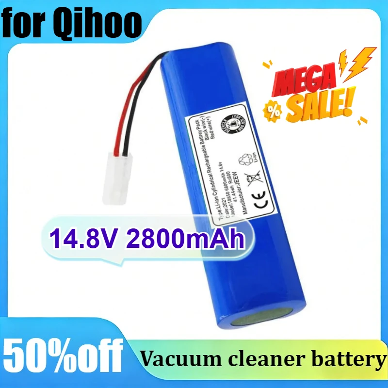 

14.8V 2800mAh for Qihoo for 360 S6 Robot Vacuum Cleaner Replacement Battery