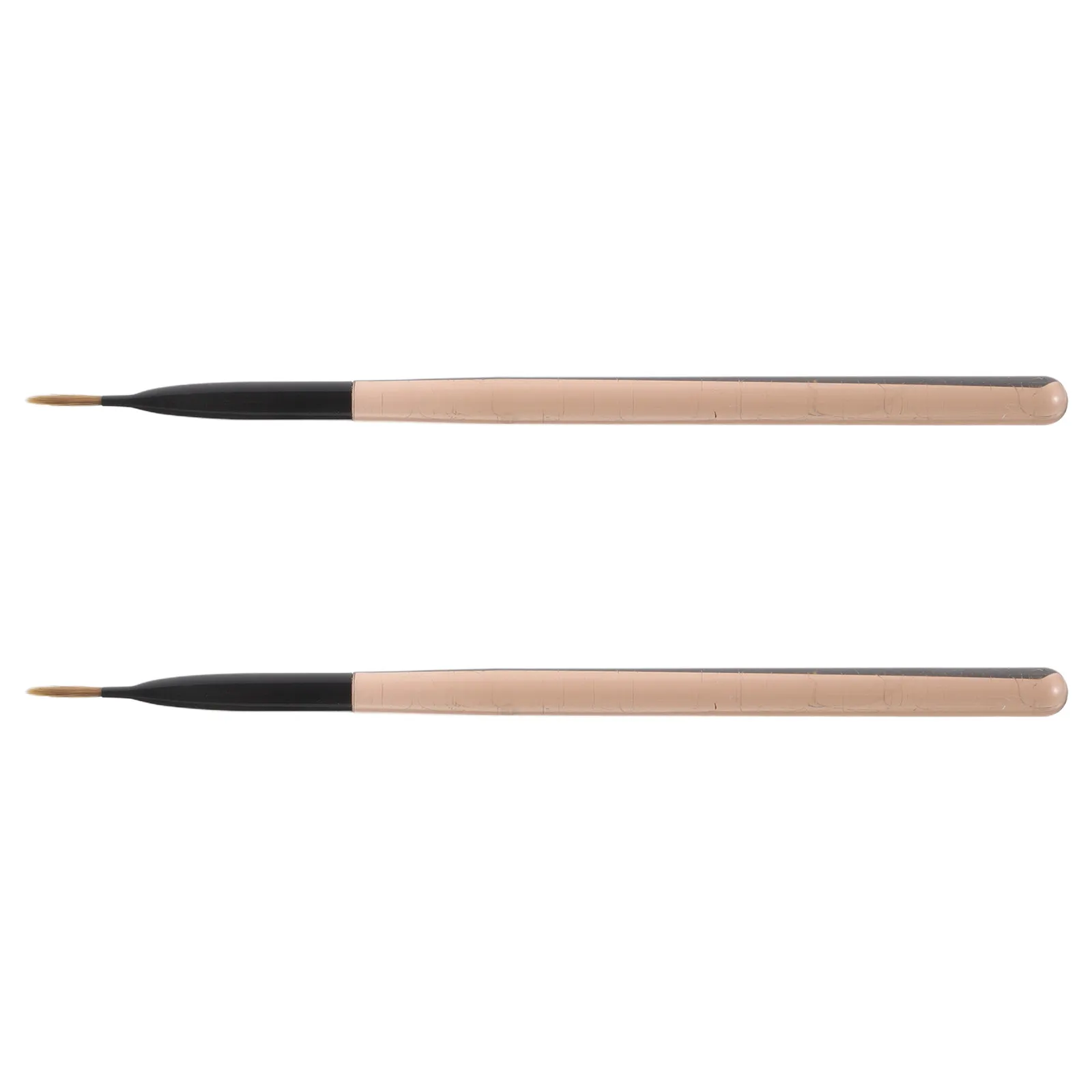 

2Pcs Gradient Nail Art Brushes Premium Dense Bristles for Seamless Color Blending Blooming Effects Home Salon Manicure Pens