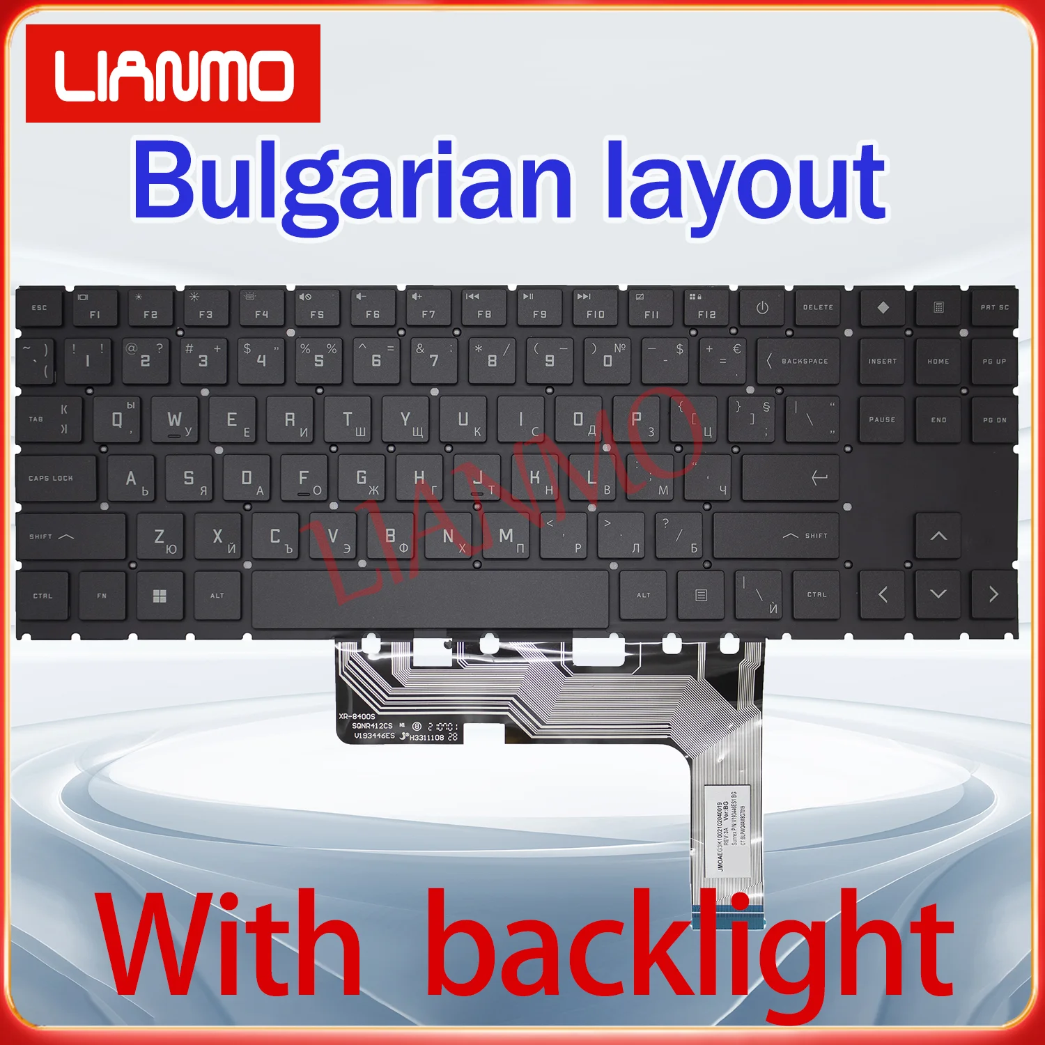 Bulgarian/Switzerland/Czechoslovak/German/Spanish/French/Greece layout for HP 15-EN 15-EK 15t-EK 15Z-EN RGB backlight keyboard