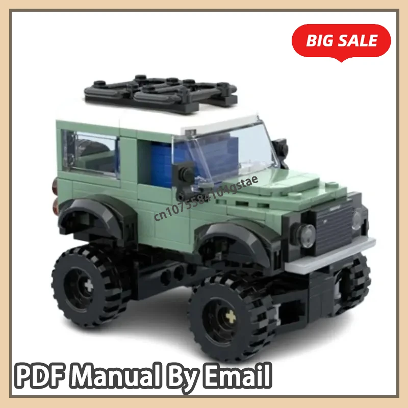 

MOC-168027 Small Particle Assembled Vehicle Building Blocks Car Models Children's Gift Ornaments Toys