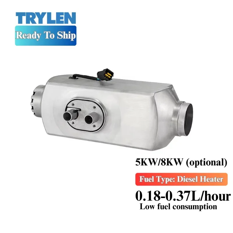 سخان ديزل 2KW/5KW من المصنع مباشرة، متعدد الجهد 12 فولت/24 فولت/110 فولت/220 فولت نظام تسخين الهواء لوقوف السيارات مع لـ RV #4