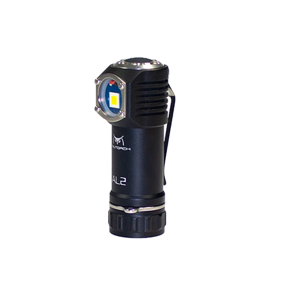 Amutorch AL2 160 degrees Wide Beam Powerful Work Flashlight 21700 Battery Powered NB70.4 LED Torch Light with Magnetic Tail