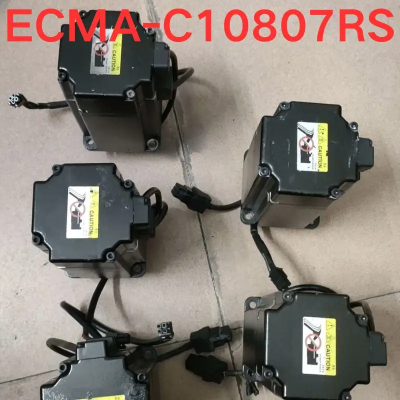Second-hand test OK,servo motor ECMA-C10807RS image 5