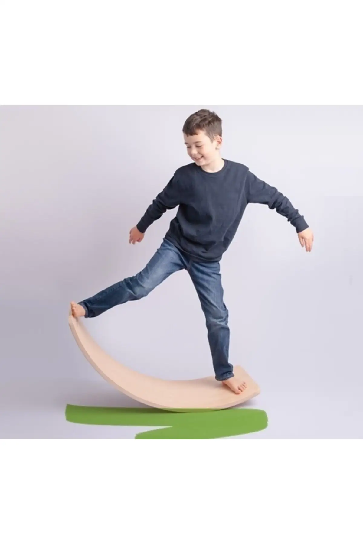 Wooden Child Balance Board Yoga Exercise Sports 50 X27cm Game Platform playground walking devices stepper fitness Treadmill gym