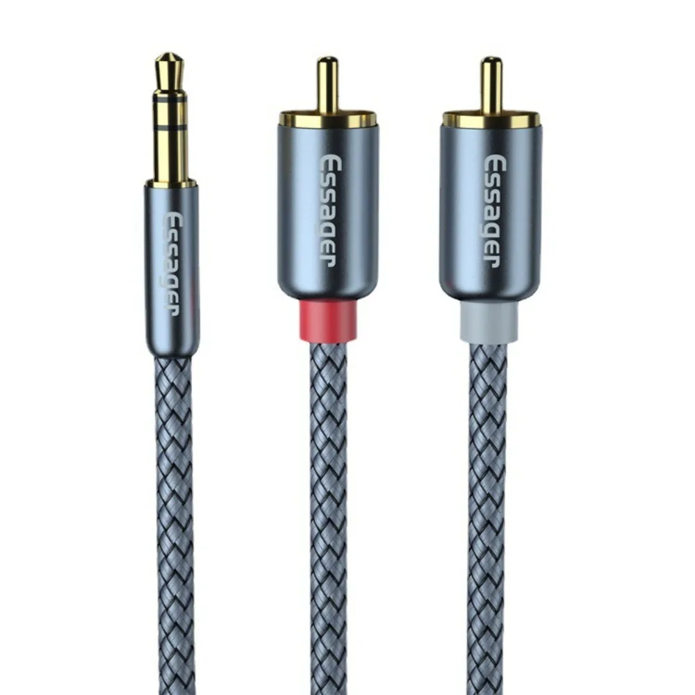 

Male To Female 3.5mm To 2 RCA Cable High Fidelity Y Splitter RCA Audio Cable Splitter Superior Audio AUX RCA Cable Soundbox
