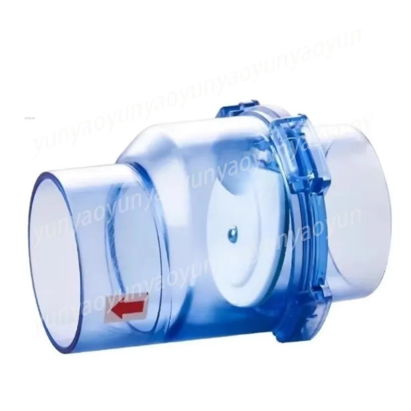 Kitchen and Bathroom Sewer Pipe Deodorant and Anti-return Water Check Valve 50PVC Drain One-way Water Stop Valve