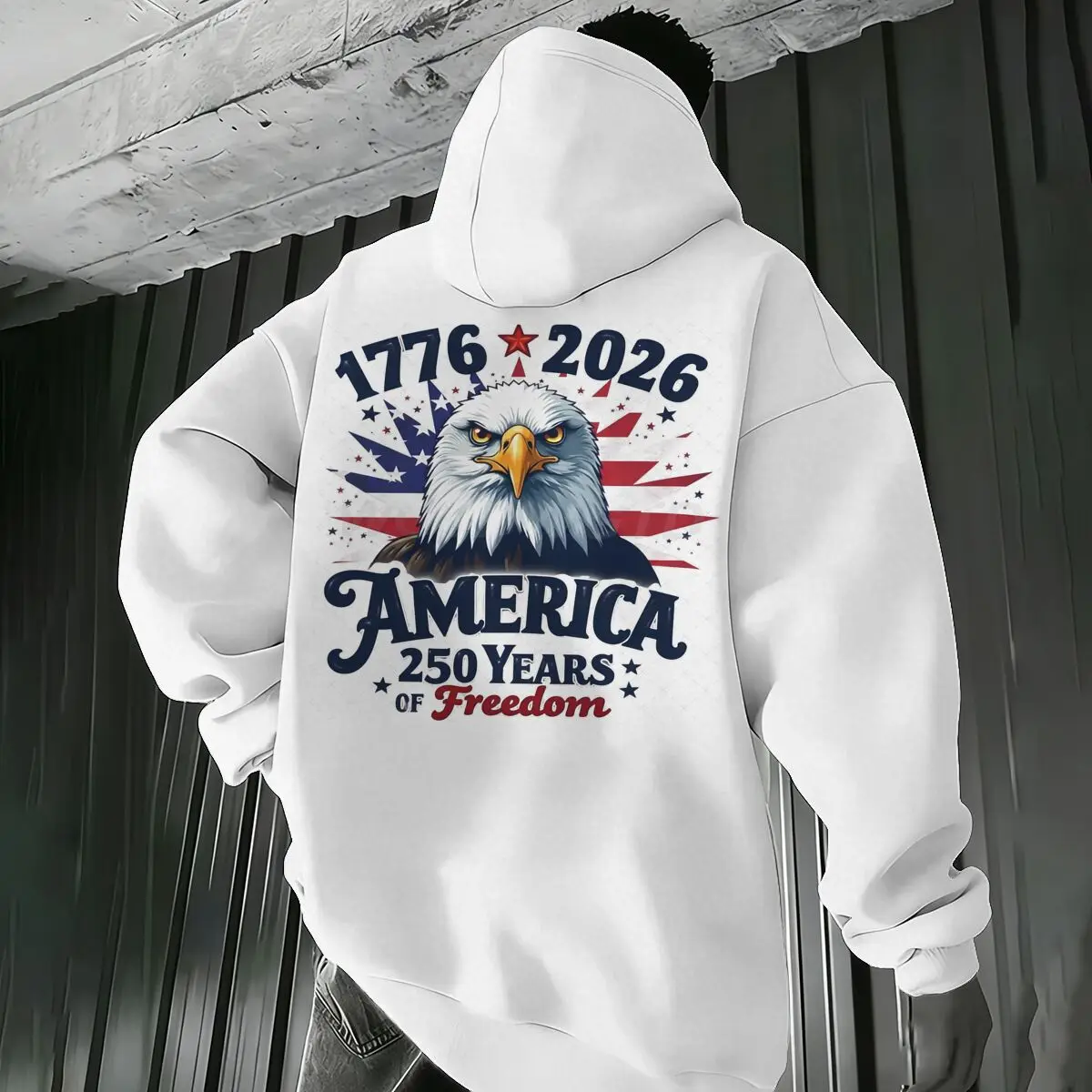

1776 To 2026 USA 250 Years Of Freedom Hoodies Men Women Vintage Long Sleeve Classics Nostalgia Hoody Gifts