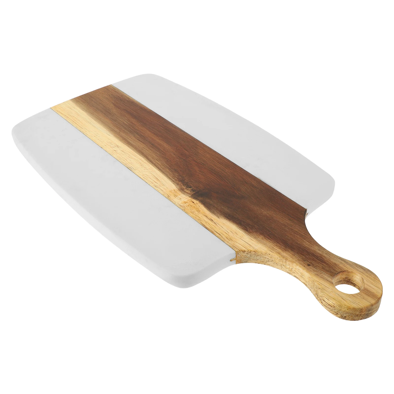 

Marble Wooden Cutting Board Multi-Function Kneading Chopping Board For Kitchen Meat Fruit Vegetable Prep Non-Slip Reusable