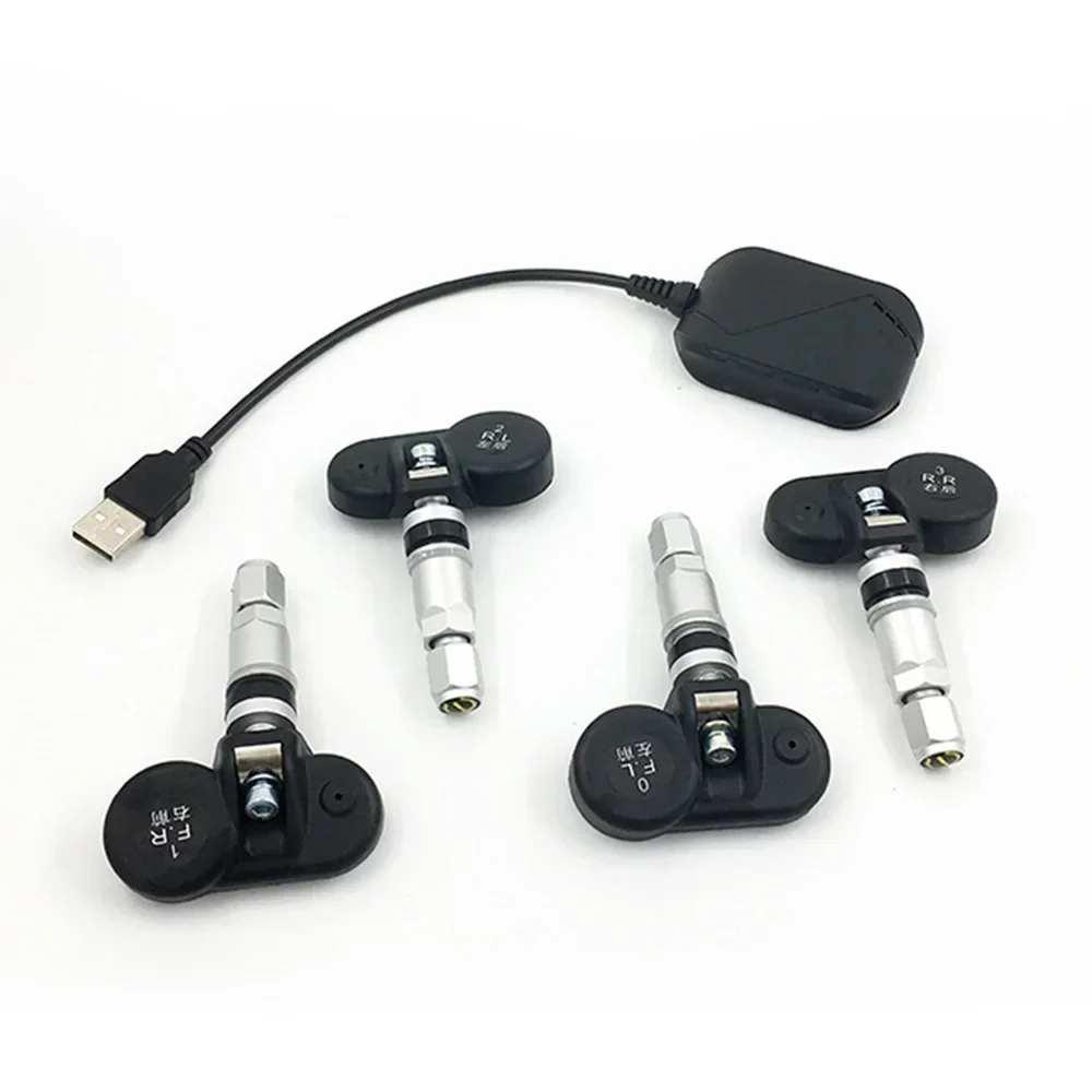 

Car Raido Android Multimedia gps DVD Player for USB TPMS Car Tire Pressure Monitoring System Internal External 4 Sensor