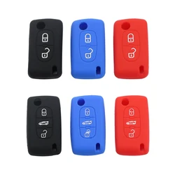 Silicone Key Case for Peugeot 206 208 207 308 RCZ 408 407 307 206 for Citroen C4 C5 C3 C2 C4L DS3 DS4 Xsara Picasso Key Cover