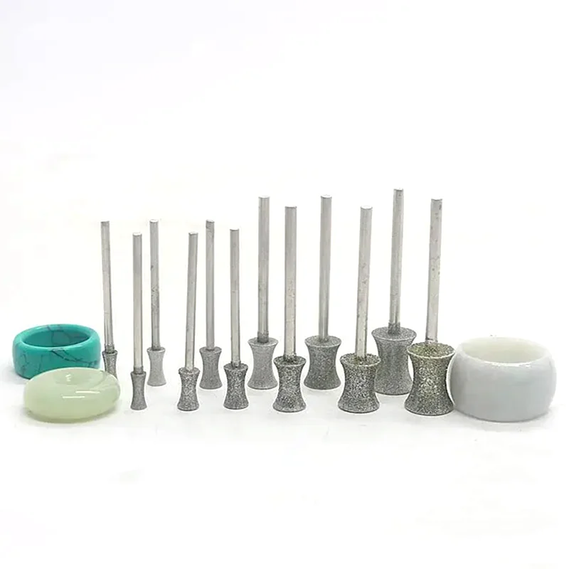 Outil de polissage caraté pour bijoux, rond concave, périphérie circulaire, diamant, roue conversive, verre rond, fosse, anneau, tête, perle de meulage, diversifier