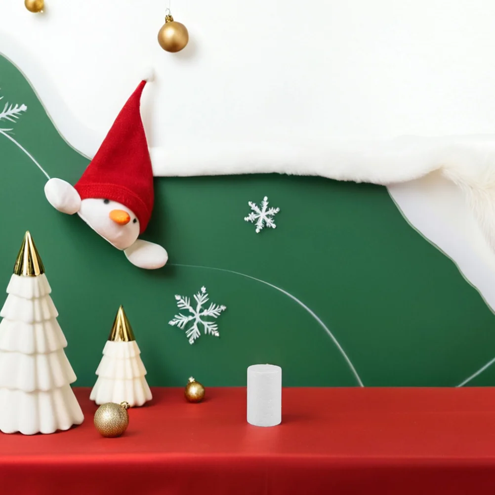 

20Pcs Foam Cylinders Polystyrene 5x3cm Craft Rods Easy to Shape DIY Wedding Party Floral Arrangements Creative Supplies