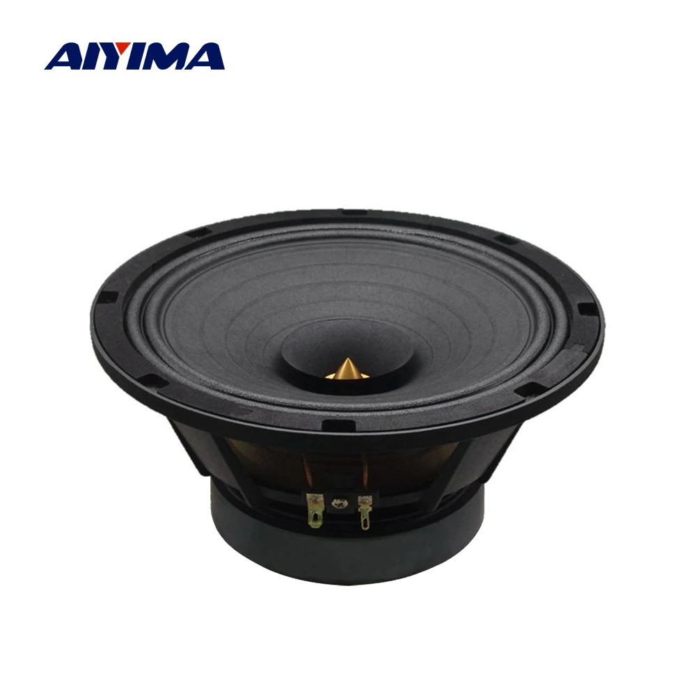 

AIYIMA 1Pcs 8 Inch Full Range Audio Speaker 8 Ohm 40W HIFI Sound Speaker Home Theater Loudspeaker