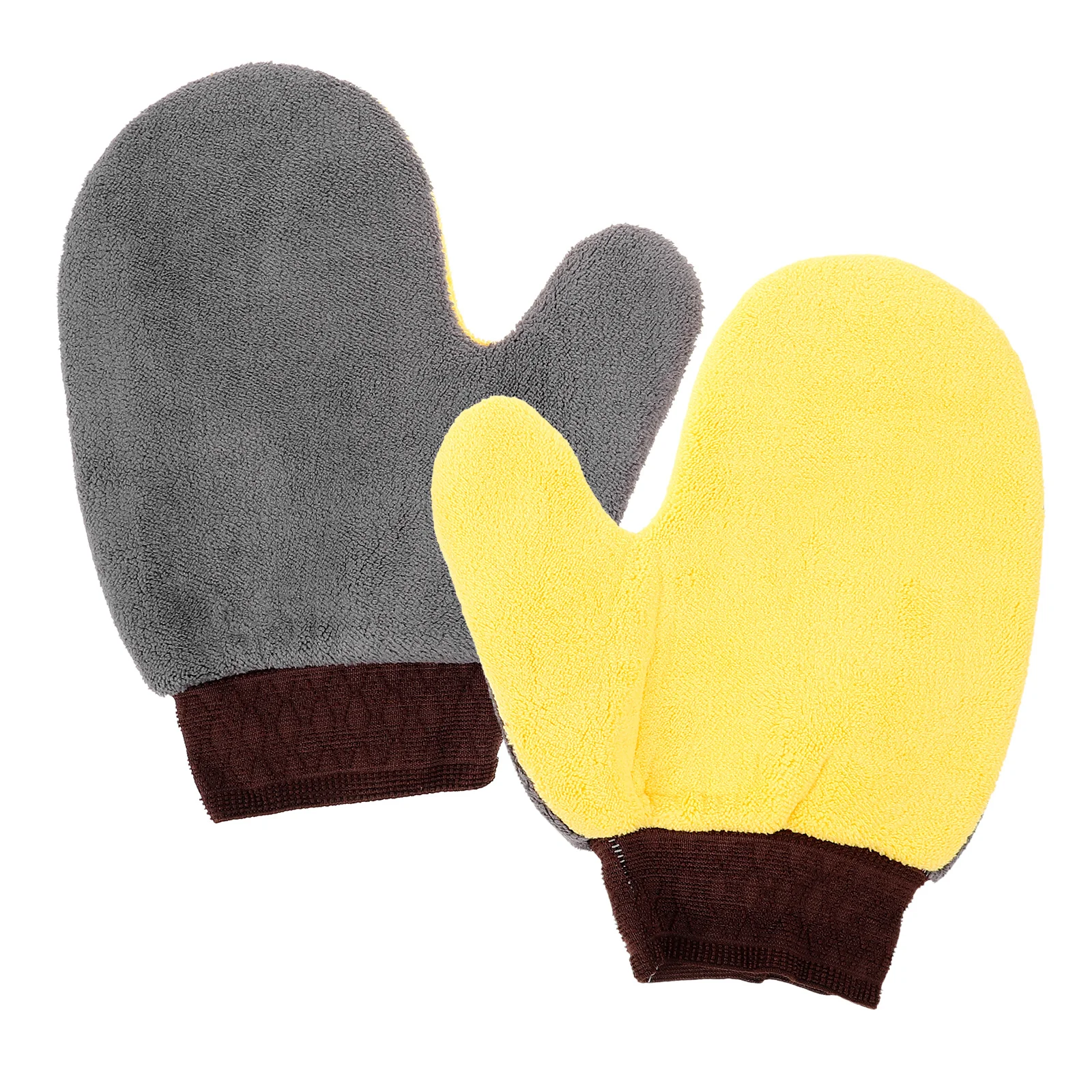 

2pcs Car Detailing Mitts Car Washing Mitt Car Washing Gloves Car Cleaning Gloves Dust Mitts Dusting Gloves Car Washing Tool