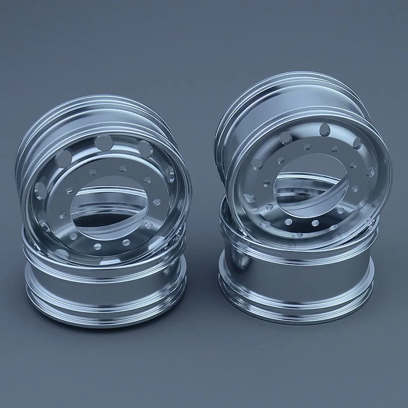 2 peças de liga de alumínio 20/25mm de largura cubos de roda aro aplicável scaleclub lxy eixo para 1/14 tamiya rc caminhão scania volvo carro
