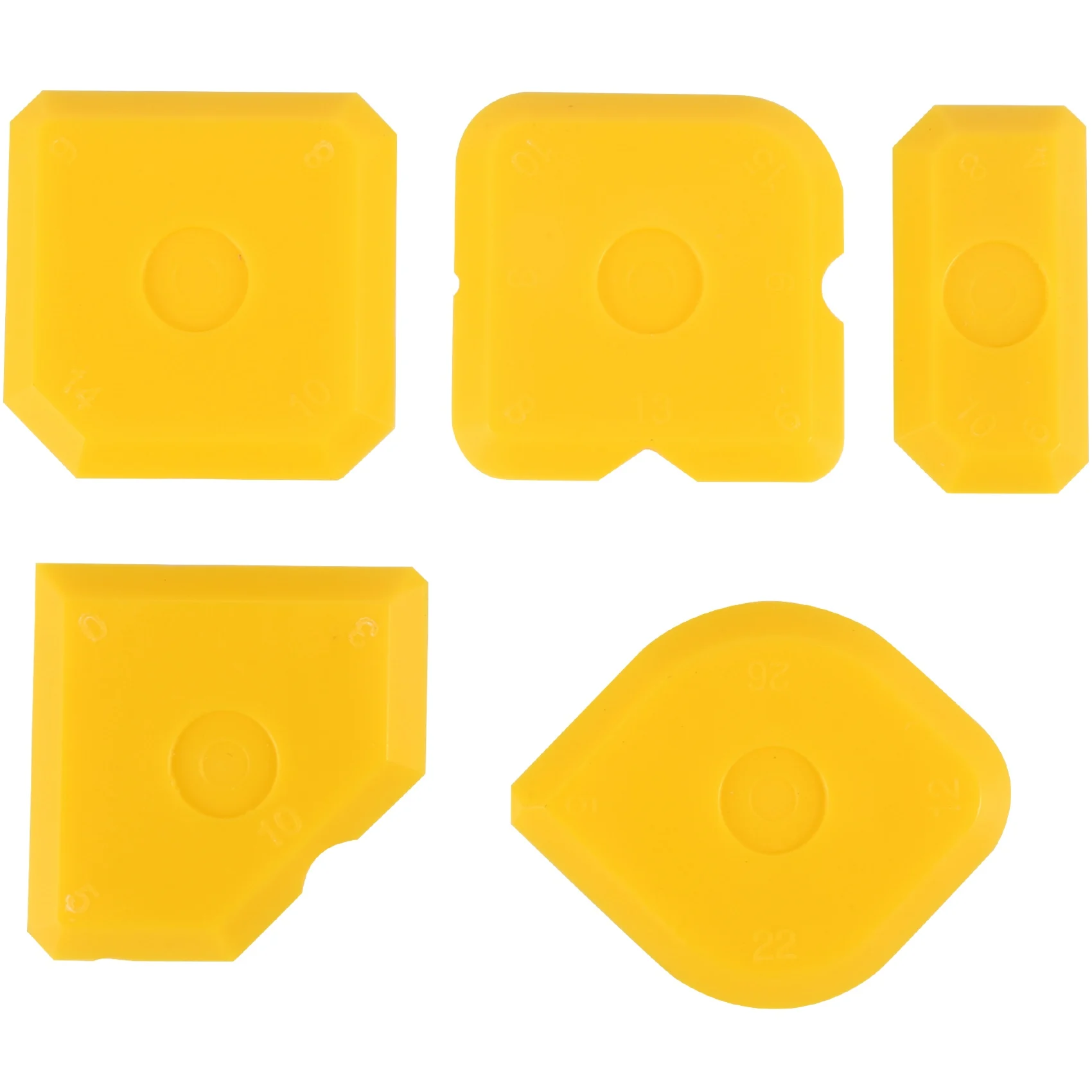 

New 5Pcs Scraper Tool Kit Grouting Set Smoothing Trowel Grout Remover Silicone Joint Joint Filler Smoothing Spatula