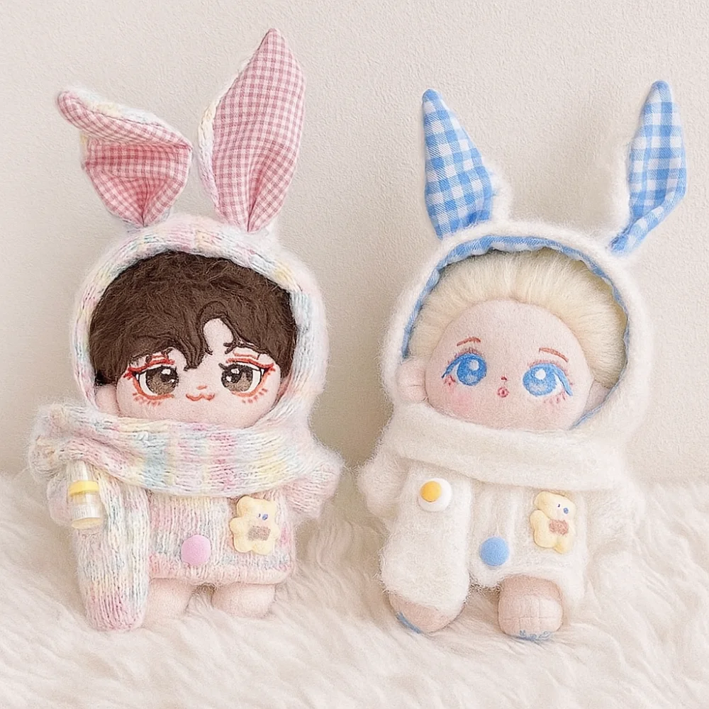 

10CM Size 10cm Cotton Doll Clothes Cartoon Design Soft Cotton Cotton Doll's Clothes Plush Material Miniature Clothes