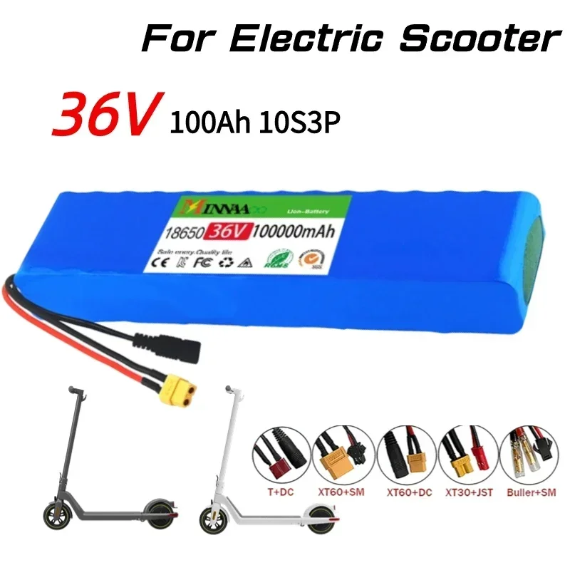 

New electric bicycle modification kit lithium high-capacity ion battery 13S2P 48V 60Ah 18650 1000W 54.6V 2A charger+XT60 plug