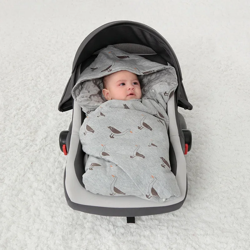 Coperta per bambini cestino per il trasporto trapunta coperta per passeggino giacca in cotone autunno e inverno coperta piccola antivento e calda