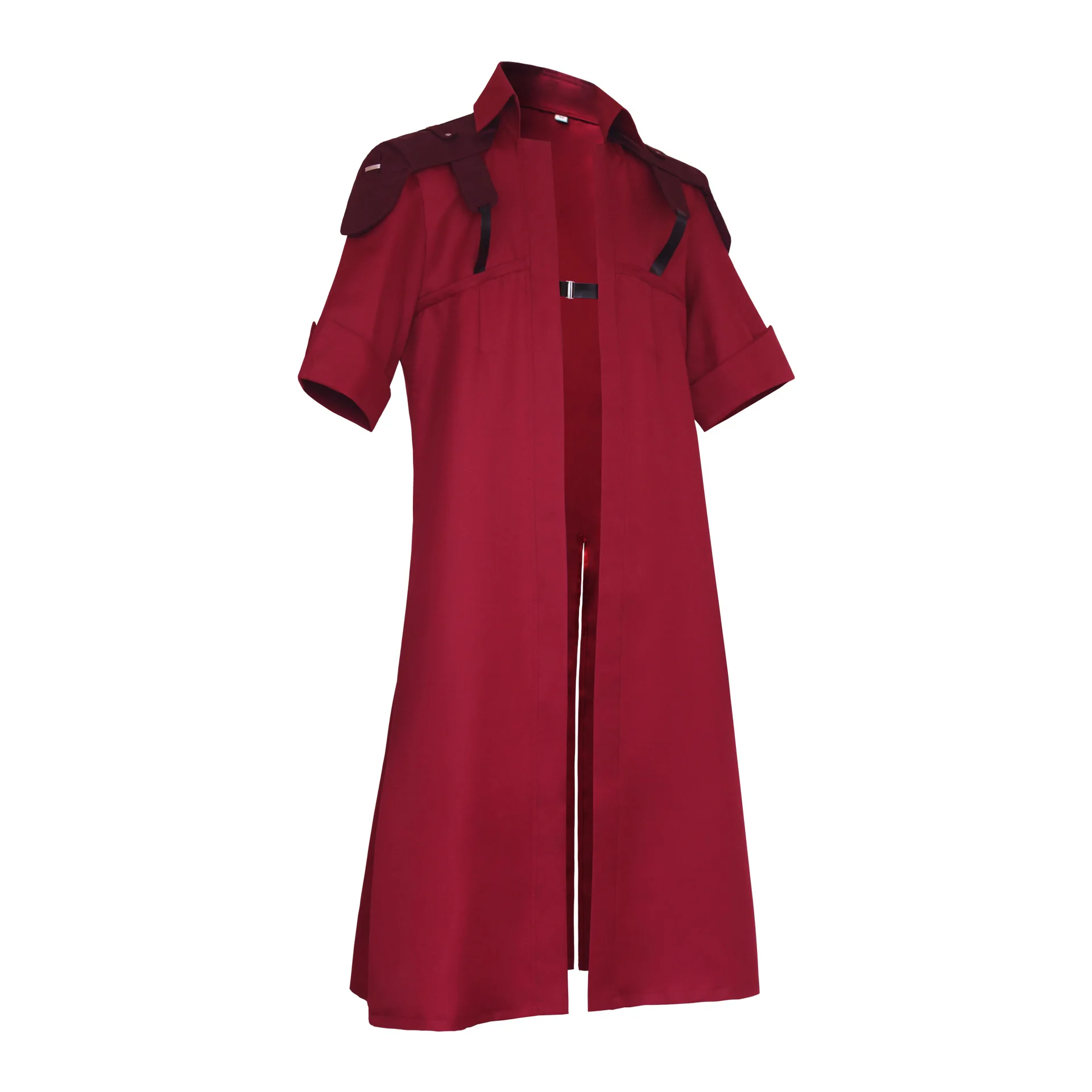 Anime Game May Cry 5 Cosplay Costume Dante Men's Red Long Poncho Jacket Game Uniforms Wig for Halloween Devil Performance view 4