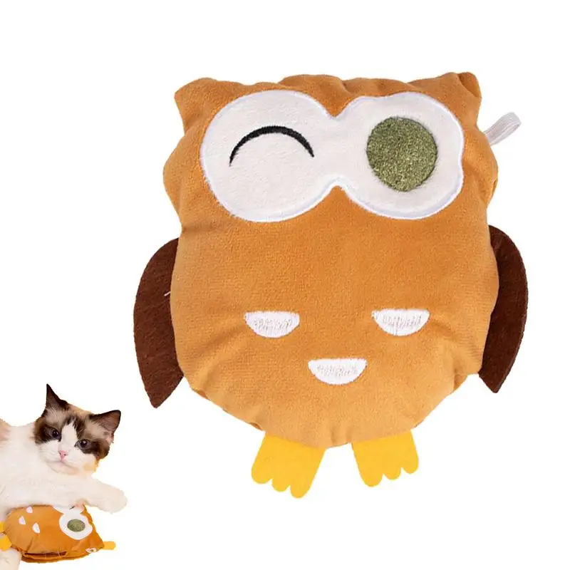 Interaktywna pluszowa zabawka do żucia dla kota Odporna na gryzienie Kojący plusz Kreatywny kotek Ząbkowanie Interaktywna zabawka Bezpieczna do treningu i treningu