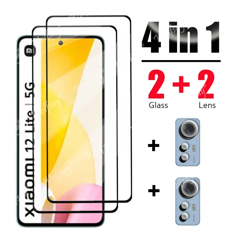 For Xiaomi 12 Lite Glass Tempered Glass Screen Protect Camera Film Xiaomi 12 12X 12T Pro 11 13 Lite 11T Pro 10T Pro 13 Pro Glass