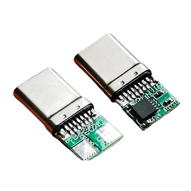 

AA84 10 шт. 12 В PD/QC Decoy Board Модуль быстрой зарядки с оболочкой PD 2 3.0 DC Триггер USB Type-C Мужской QC4 Разъем зарядки Белый Du