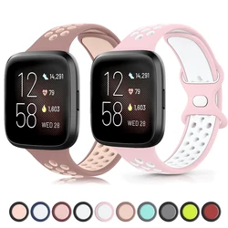 Silicone Smartwatch Band for Fitbit Versa1/Versa 2 Strap Soft Bracelet Sport Watchband for Fitbit Versa Lite Wristband Correa