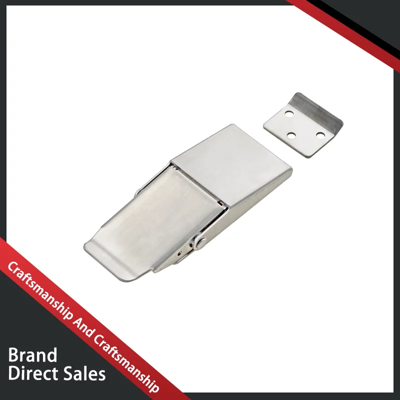 304 Stainless Steel Buckle Wooden Box Right Angle Box Industrial Cabinet Door Lock Telescopic Multiple Specificati