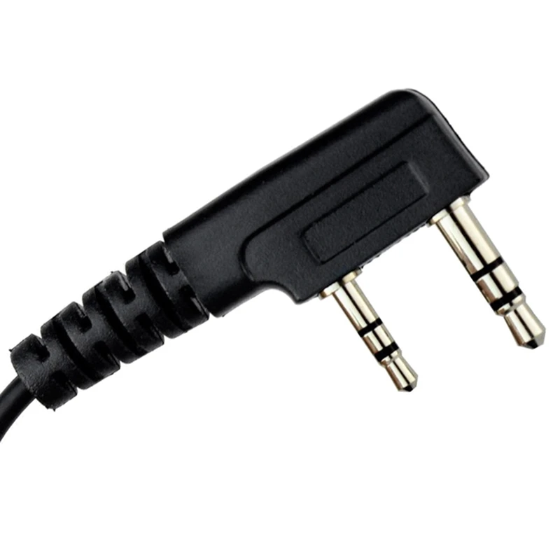 หูฟังวิทยุสื่อสาร10ชิ้นพร้อมไมค์สำหรับวิทยุหูฟังหูฟังเสียงเพลงอากาศสำหรับ UV-82 UV-5R Baofeng 888S