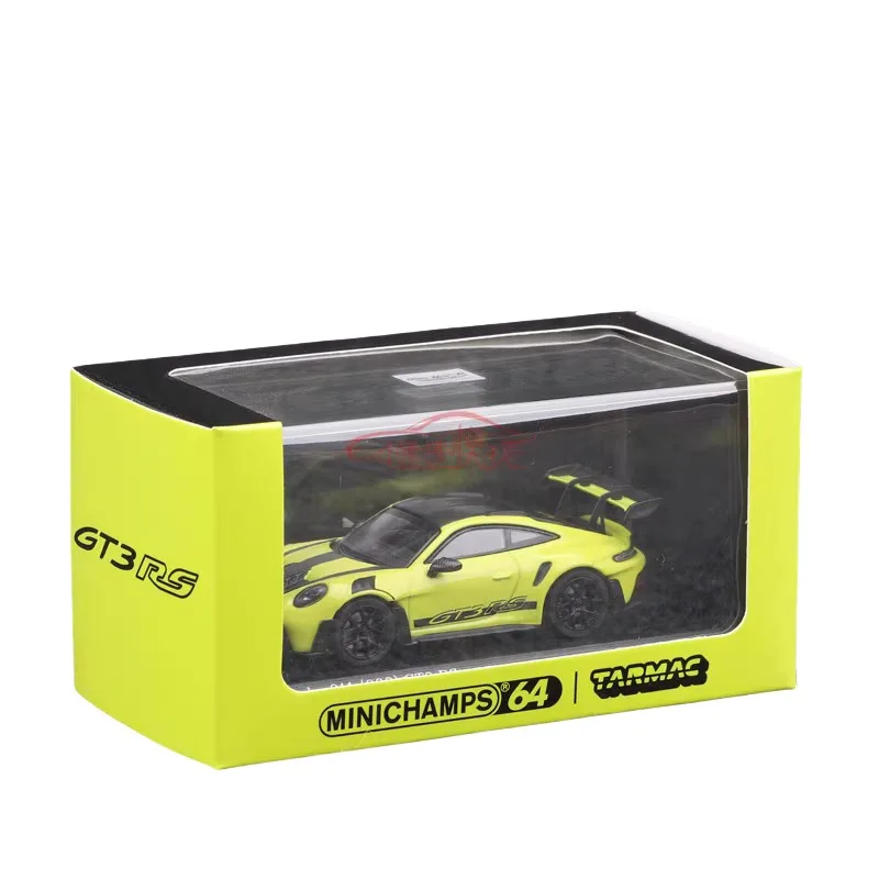 

1:64 В наличии 911 992 GT3RS модель автомобиля из литого под давлением сплава, коллекционные украшения, праздничные подарки.