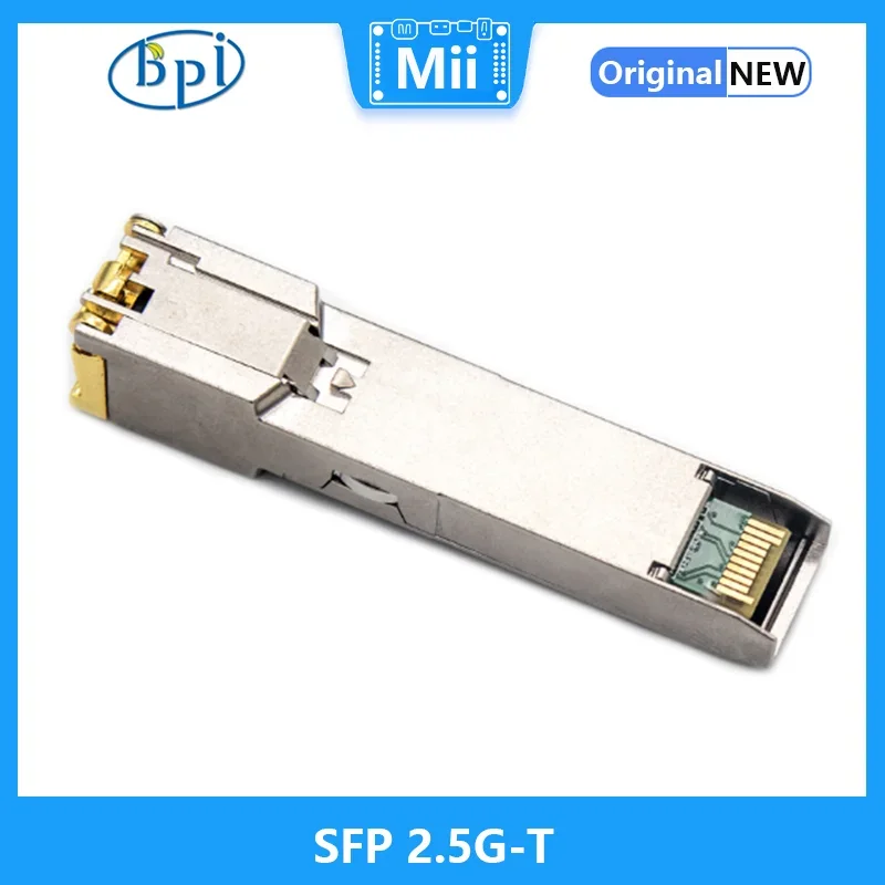 

2024 Banana Pi BPI-R3 With SFP 2.5G-T Electric module Compatible with BPI-R3 Routing Board