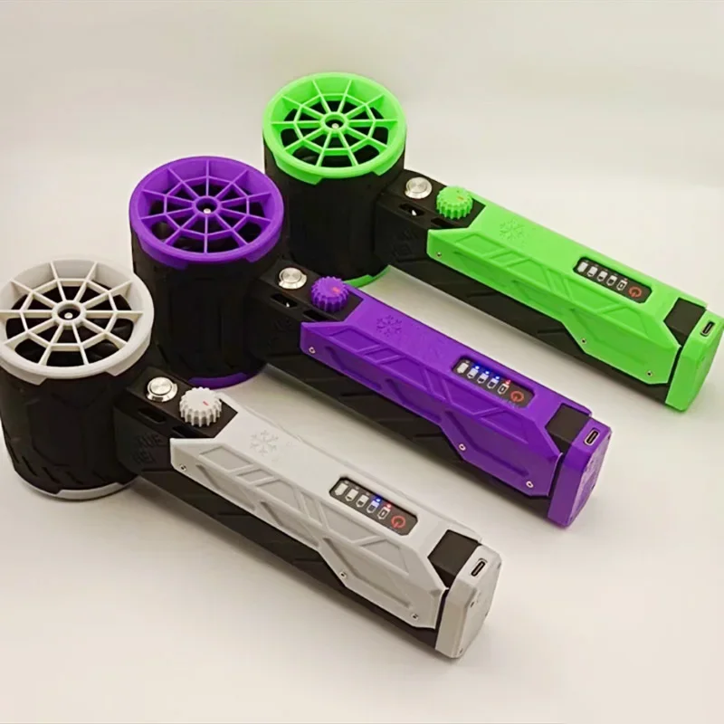 Car Violent Air Blower Powerful Handheld Turbo Jet Fan With LED Lighting 64MM Brushless Motor High-Speed 4000mA 1600G Thrust