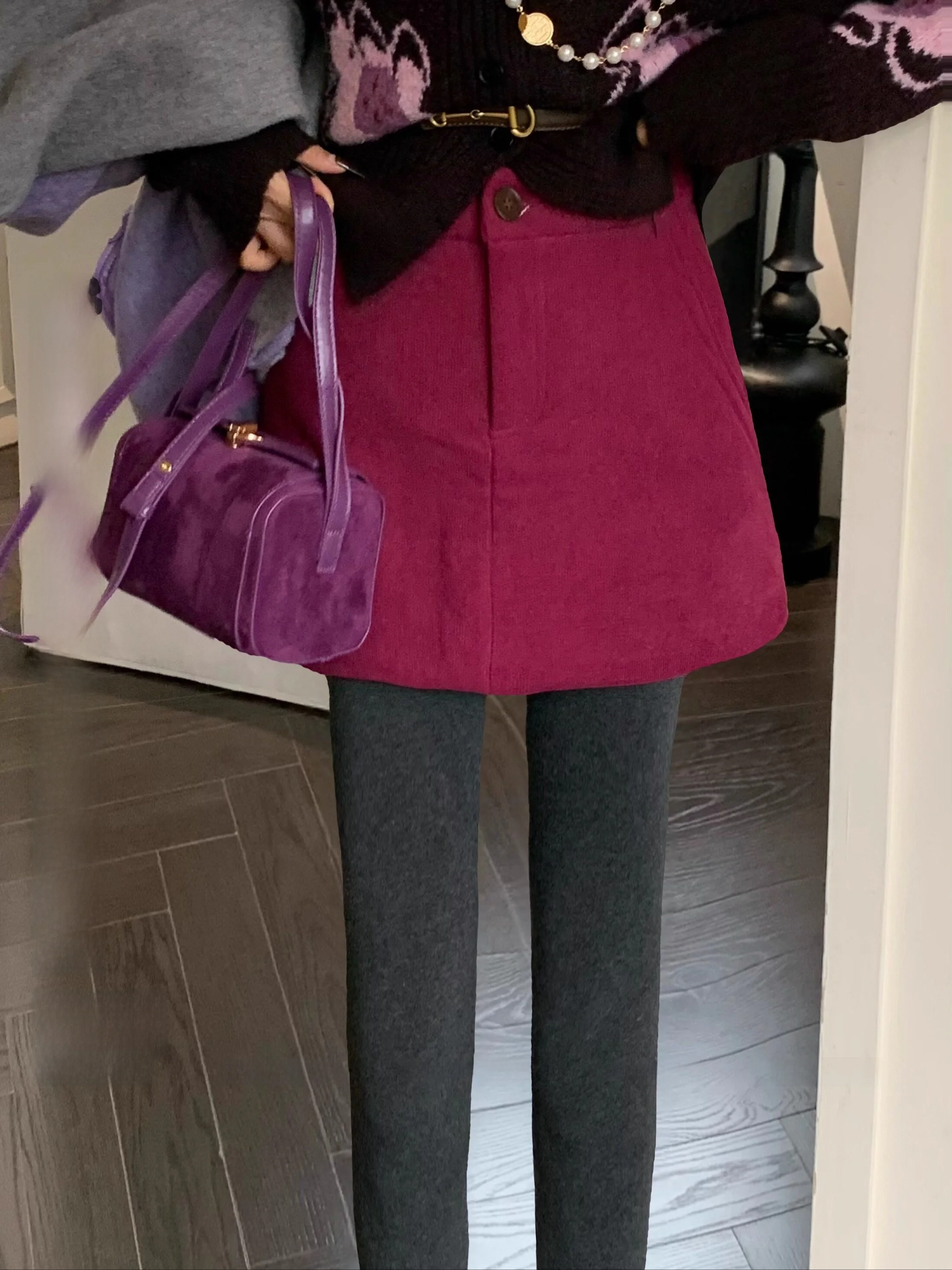 

Новая юбка Dadada ort Skirt f-length Merries Sauce, повседневная, с высокой талией, из полиэфирного волокна, присборенная, прямого кроя, облегающая