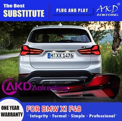 AKD Tail Lamp for BMW X1 F48 F49 LED Tail Light 2016-2020 F48 F49 Rear Fog Brake Turn Signal Automotive Accessories