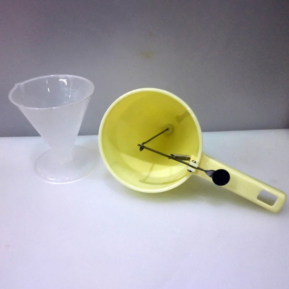 

Conical Manual Press Funnel Dispenser With Stand Piston Spring For Bakery Cake Shop Kitchen Baking Utensil Pastry Tool