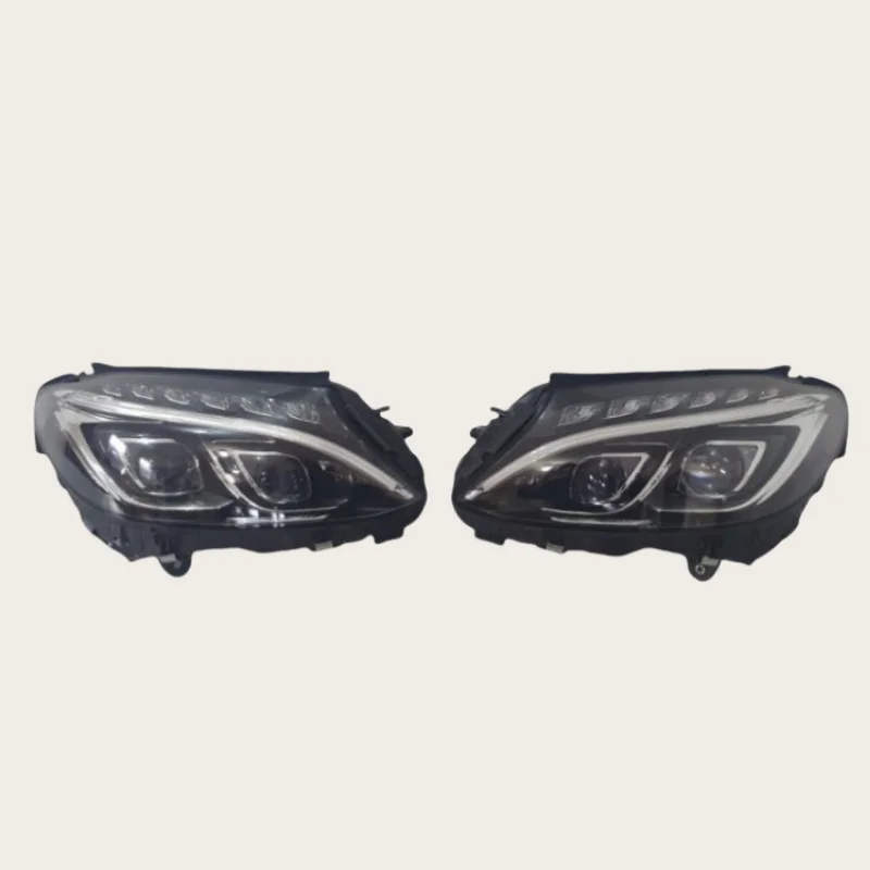 لمرسيدس بنز C-Clacc W205 C205 مجموعة مصابيح أمامية سيارة ضوء الأصلي LED C300 C400 C63 C43 AMG OEM A2059068002 A2059067902