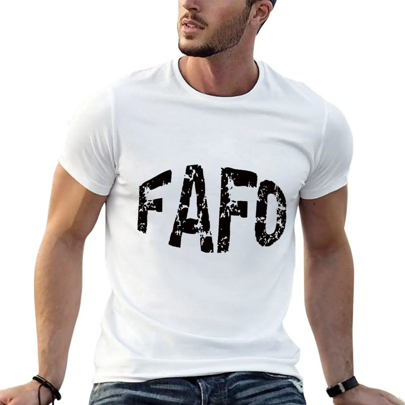 FAFO T-Shirt Plus Size Street Style Tee